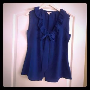 Banana Republic brand, Blue sleeveless blouse
